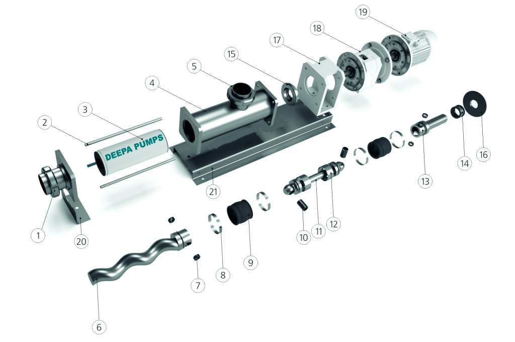 progressing cavity pump parts