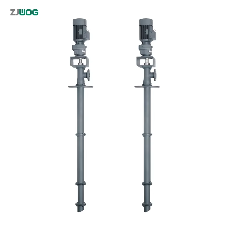 vertical submerged screw pump