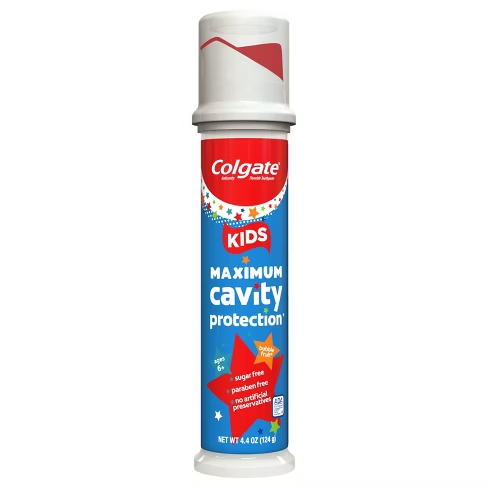 Colgate Kids Maximum Cavity Protection Toothpaste - 4.4 oz Pump