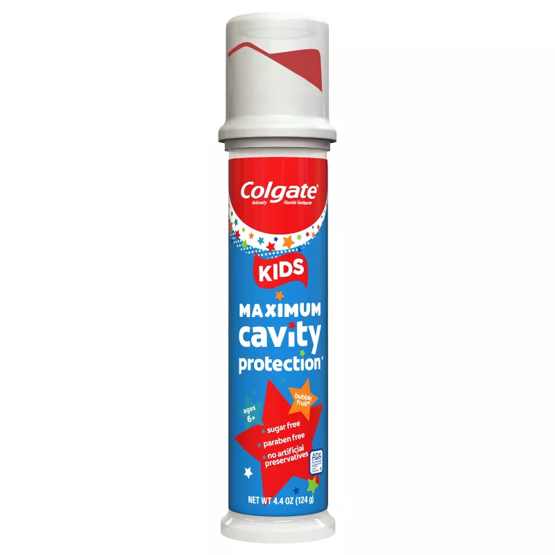 Colgate Kids Maximum Cavity Protection Toothpaste 4.4 oz Pump