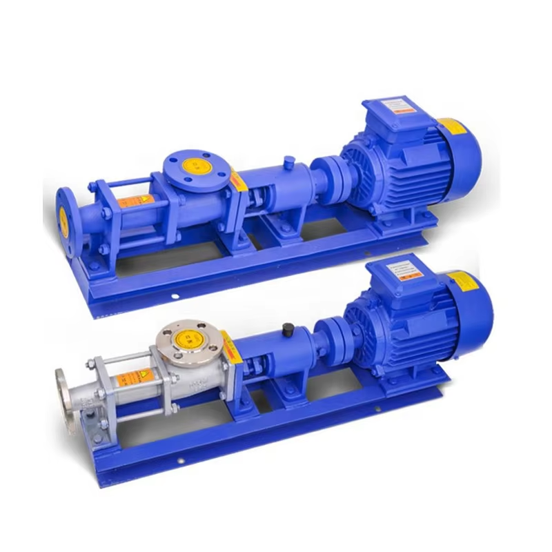 crude oil transfer and sludge progressive cavity pump