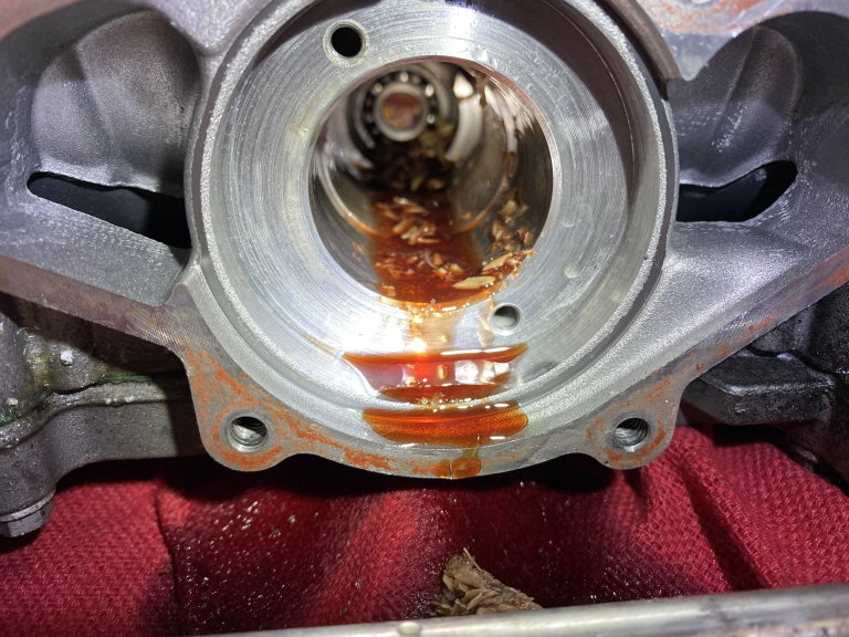 800r forgot to fill water pump cavity