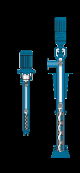 vertical progressive cavity pump